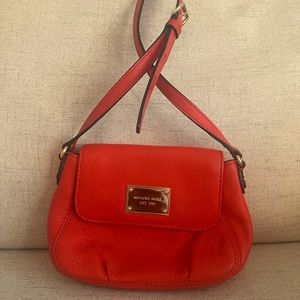 Orange Michael Kors Crossbody bag